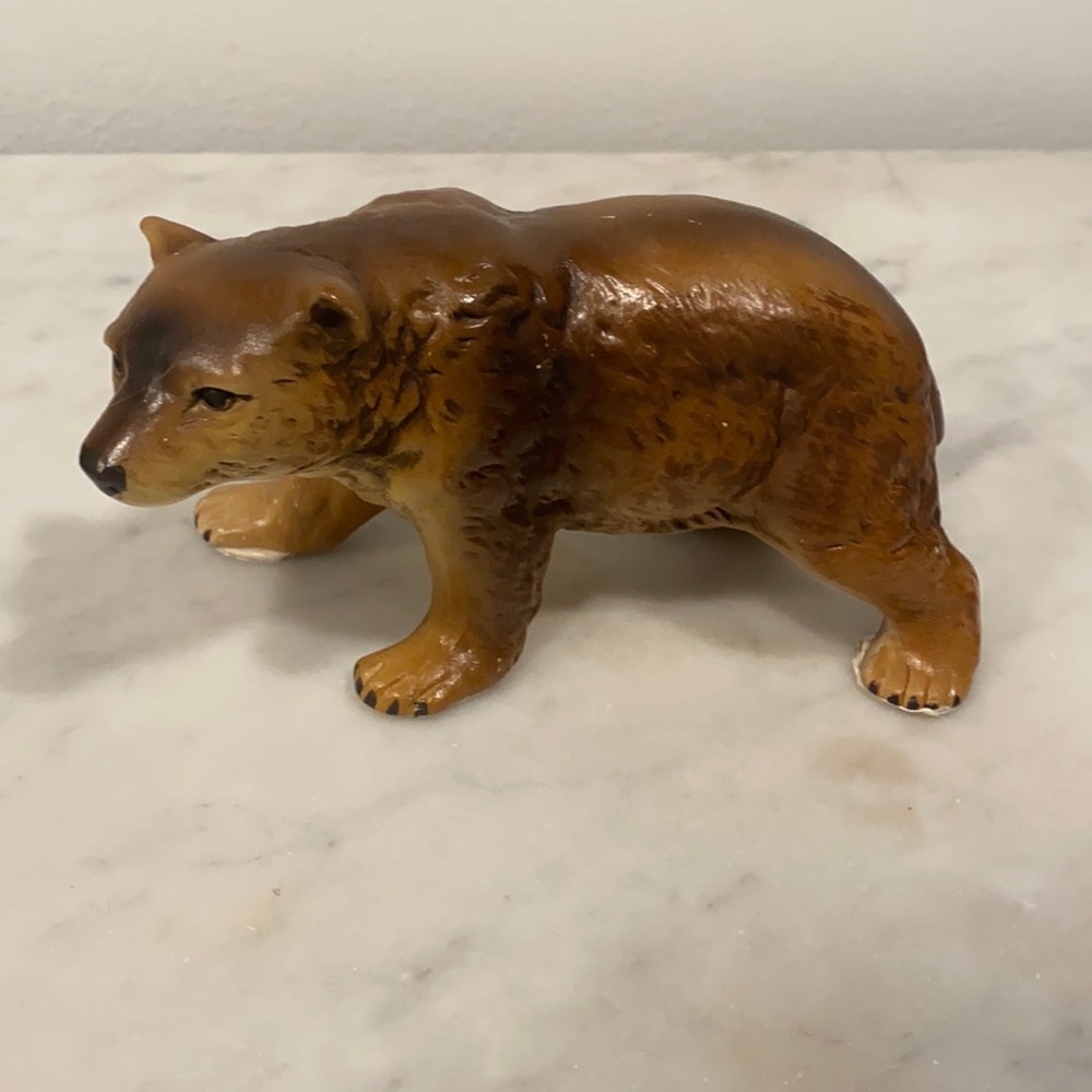 Vintage Brown Ceramic Bear